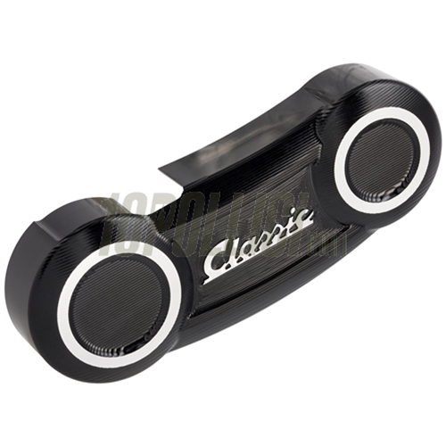 Hub cover SIP CLASSIC Vespa PK 50-125, S, XL, XL2, Automatica, PX, PE, Lusso, `98, MY, T5, Cosa, adatto anche per LML Star 125-200 2T, 4T, Star 125, Lite 4T, Automatica, CVT, aluminium CNC, black anodised