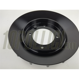 CNC aluminium fan VMC 12 flaps for VMC ignitions - black