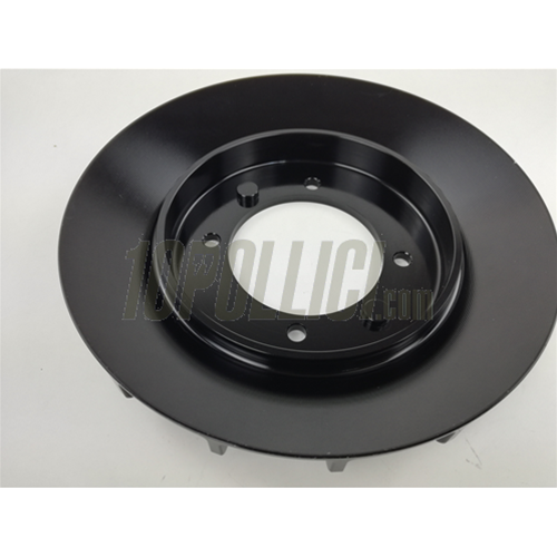 CNC aluminium fan VMC 12 flaps for VMC ignitions - black