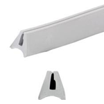 Gomma bauletto portaoggetti Vespa TS, 160 GS, 180 SS, Rally, h=10 mm, l=2000 mm, grigio