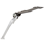 Side stand SIP 76° Vespa PK 50-125 S, XL, XL2, PX, PE,´98, MY, T5, l 205 mm, l 205 mm, aluminium, with 2 springs, automatic return - CHROME