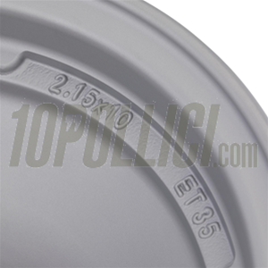 Alloy wheel rim SIP grey 2.15-10 Vespa 50 S, N, L, R, SR, Sprinter, 90, Tubeless
