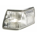 Blinker, rear right, Vespa PX, MY - white, chrome