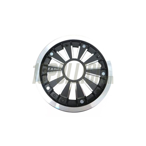 Alloy wheel rim FA Italia black 2.10-10 Tubeless decomposable
