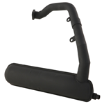 Racing exhaust SIP ROAD "Banana" Vespa PK 125 S, XL, ETS, XL2 - black