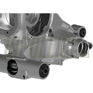 Engine casing MALOSSI VR-One Vespa PX 125, 150, VNA, TS, GT, SPRINT, reed valve