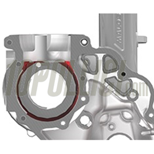 Engine casing MALOSSI VR-One Vespa PX 125, 150, VNA, TS, GT, SPRINT, reed valve