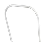 Beading legshield Vespa PK50-125 S, ETS, argento, plastic