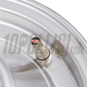 Alloy wheel rim SIP aluminium polished 2.15-10 Vespa 50 S, N, L, R, SR, Sprinter, 90, Tubeless