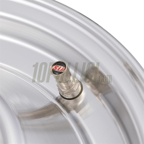 Alloy wheel rim SIP aluminium polished 2.15-10 Vespa 50 S, N, L, R, SR, Sprinter, 90, Tubeless