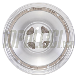 Alloy wheel rim SIP aluminium polished 2.15-10 Vespa 50 S, N, L, R, SR, Sprinter, 90, Tubeless