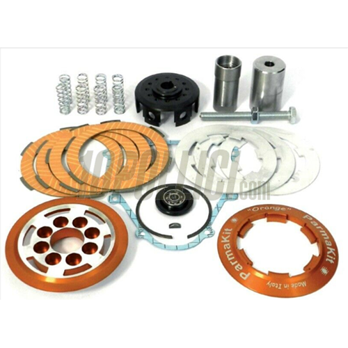 Clutch PARMAKIT "Orange" 4 plates 8 springs Vespa 50, 90, 125 ET3 Primavera, PK