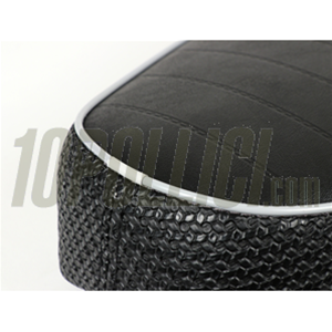 Sella BGM PRO Sport Touring Vespa PX, compatibile anche per Vespa GT, Super, TS, Sprint, 160 GS, 180 SS, Rally - NERA