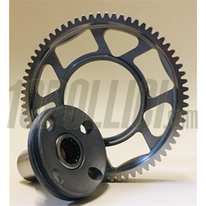 Gear REMOVABLE z=67 CRIMAZ + hub for gearbox Vespa 50, 90, 125 ET3 Primavera, PK