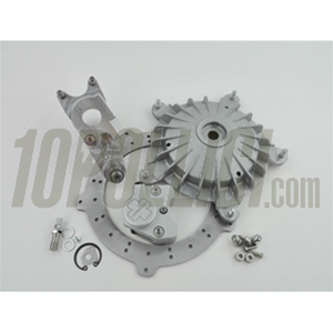Disc brake CRIMAZ 2.0, front, Vespa 50, 125 Primavera, ET3 with CNC suspension arm - grey brake caliper 