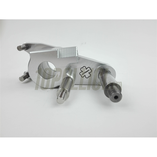 Disc brake CRIMAZ 2.0, front, Vespa 50, 125 Primavera, ET3 with CNC suspension arm - grey brake caliper 