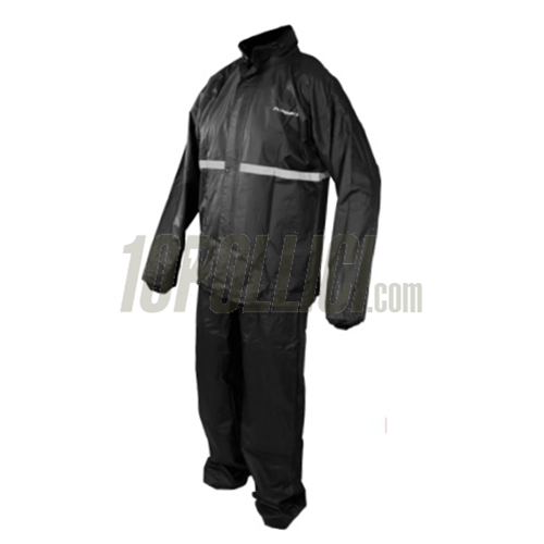 FORBIKES rain suit, divisible, waterproof 3000mm, black, with reflective - L