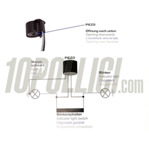 Beeper indicator 6-12V Universal