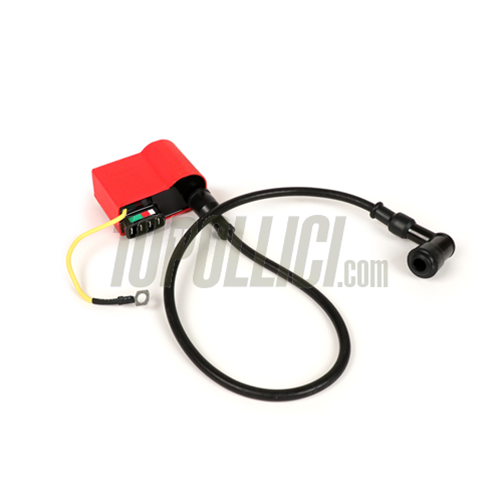 Ignition Unit Kit with spark plug cap and wire BGM ORIGINAL Vespa PX-T5-ET3-PK-COSA-RALLY200