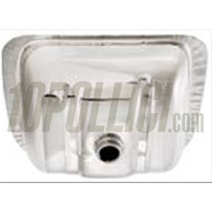 Fuel Tank XL 10 liters for Lambretta 125 LI, Special, GP, DL, 150 LI, Special, SX, GP, 175 TV (2°-3°), 200 TV, SX, GP, DL, polished stainless steel 