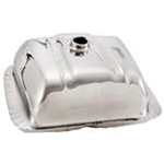 Serbatoio benzina XL 10 litri per Lambretta 125 LI, Special, GP, DL, 150 LI, Special, SX, GP, 175 TV (2°-3°), 200 TV, SX, GP, DL, acciaio inossidabile lucidato