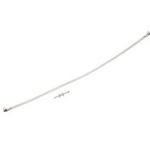 Tension Straps Fuel Tank XL for Lambretta 125 LI, Special, GP, DL, 150 LI, Special, SX, GP, 175 TV (2°-3°), 200 TV, SX, GP, DL, 15 mm, l=770 mm, polished stainless steel 