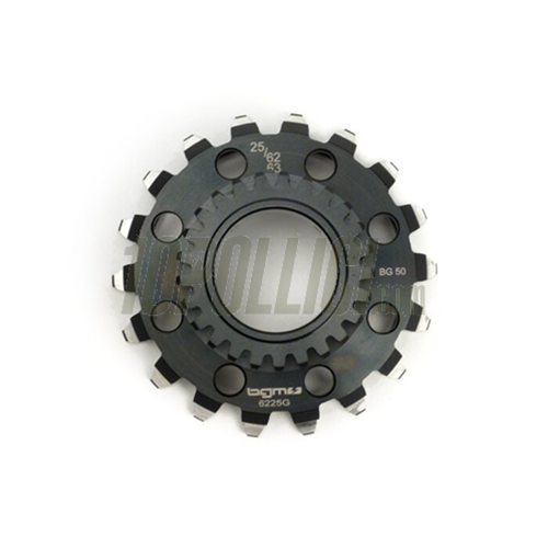 Gear Cog 25 teeth BGM PRO, 8 springs clutch, for primary z=62/63 straight teeth  Vespa Cosa 2, PX (1995->), BGM Superstrong, Superstrong CR