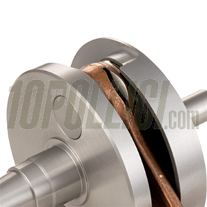 Crankshaft SIP PREMIUM Vespa TS, PX, PE 125/150, Lusso, MY - stroke 57mm, conrod 105, pin 15, cone 20mm
