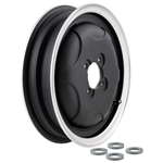 Alloy wheel rim SIP black with polished edge 2.15-10 Vespa 150 GS VS1-4