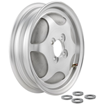 Alloy wheel rim SIP aluminium polished 2.15-10 Vespa 150 GS VS1-4