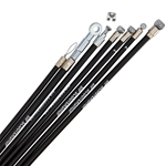 Kit cavi e guaine SIP PERFORMANCE con inserto in PE per Vespa PX, Lusso, MY, '98, '11, LML - nero