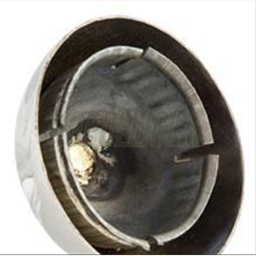 Tappo parapolvere tamburo ANTERIORE e POSTERIORE Ø 40 mm Vespa Super, inox lucidato