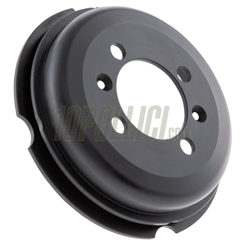 Front brake drum  SIP PERFORMANCE Sei Giorni Style per Vespa 125 V1-15, V30-33, VU, VM, VN, VNA, VNB, ACMA, 150 VL, VB, VBA, VBB - black