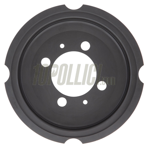 Front brake drum  SIP PERFORMANCE Sei Giorni Style per Vespa 125 V1-15, V30-33, VU, VM, VN, VNA, VNB, ACMA, 150 VL, VB, VBA, VBB - black
