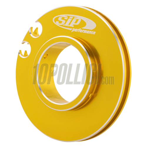 Gear roll SIP Vespa 50 Special, 125 ET3 Primavera, TS, Sprint Veloce, 200 Rally, Ø 50 mm, short shifter, aluminium, CNC machined, gold anodized
