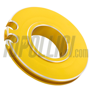 Gear roll SIP Vespa 50 Special, 125 ET3 Primavera, TS, Sprint Veloce, 200 Rally, Ø 50 mm, short shifter, aluminium, CNC machined, gold anodized