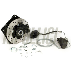 Disk brake GRIMECA Classic NT, front, for Vespa PK50, 125, XL, XL2, PX125-150-200E, `98, MY, `11, T5, Ø 20mm - black, silver
