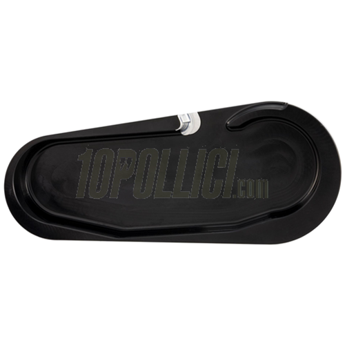 Hub cover SIP VBB STYLE Vespa PK 50-125, S, XL, XL2, Automatica, PX, PE, Lusso, `98, MY, T5, Cosa, aluminium CNC - anodized black and silver