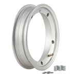 Alloy wheel rim SIP 2.0 silver matt 2.10-10 Tubeless Vespa 50, 125 ET3 Primavera, PK, PX, T5