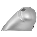 Cylinder cowling Vespa 125 VN2, 150 VL, VB, T1-3, metal, silver