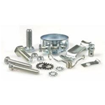 Mounting kit for brake master cylinder GRIMECA for semi-hydraulic disc brake 