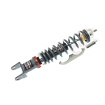 Rear Shock Absorber CARBONE HI TECH Vespa 50, ET3 Primavera, Super, Sprint, GT, Rally, PX, T5 - GREY, GREY spring