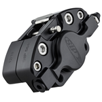 Brake caliper SIP 2 pistons Ø 31,5 mm, Vespa PX '98, MY, '11, kit GRIMECA - matt black 