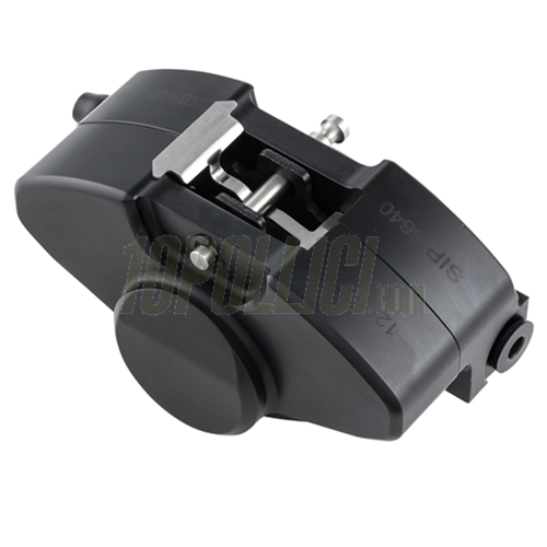 Brake caliper SIP 2 pistons Ø 31,5 mm, Vespa PX '98, MY, '11, kit GRIMECA - matt black 