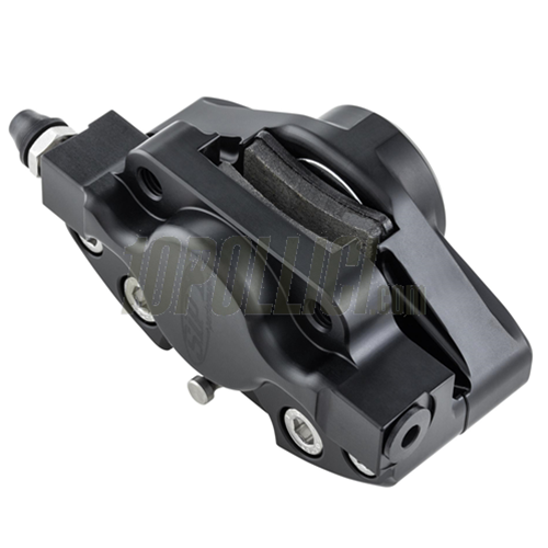Brake caliper SIP 2 pistons Ø 31,5 mm, Vespa PX '98, MY, '11, kit GRIMECA - matt black 