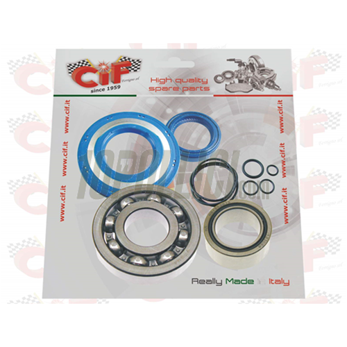 Set 2 Bearings 2 oil seals CIF crankshaft Vespa PX 125, 150, 200