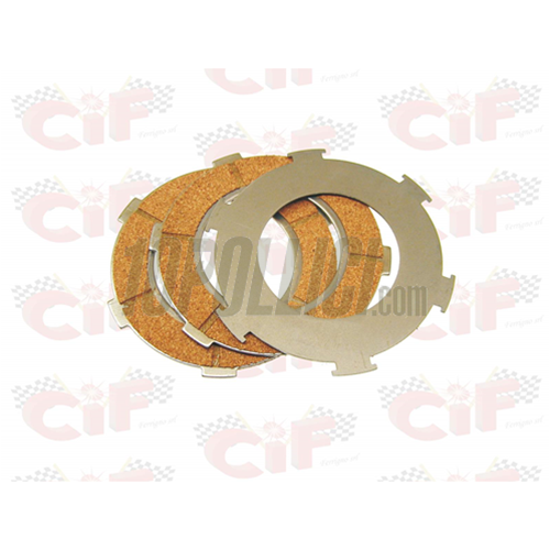 Clutch discs CIF for 6 springs clutch Vespa Largeframe
