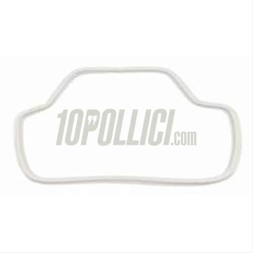 Rear light lens gasket SIEM Vespa Super, GT, Sprint, 180 SS - dust grey, RAL 7037