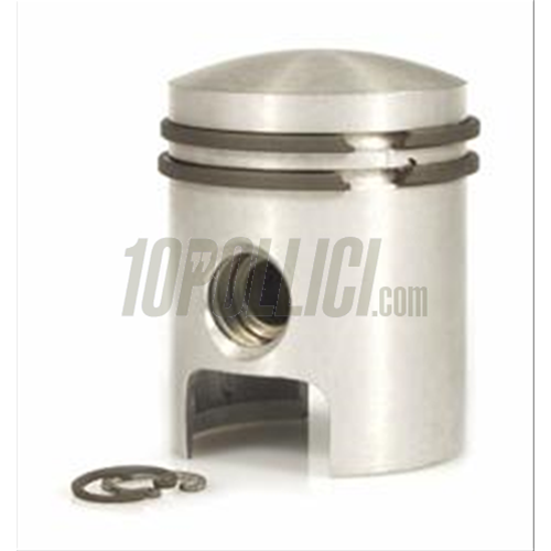 Piston for Vespa and Ape 50, Ø 38.4, 2 piston rings, pin Ø 12 mm
