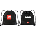 Shopping bag, gym bag, tnt, SCOOTER CENTER "ALL YOU NEED", 40x50 cm, NERO